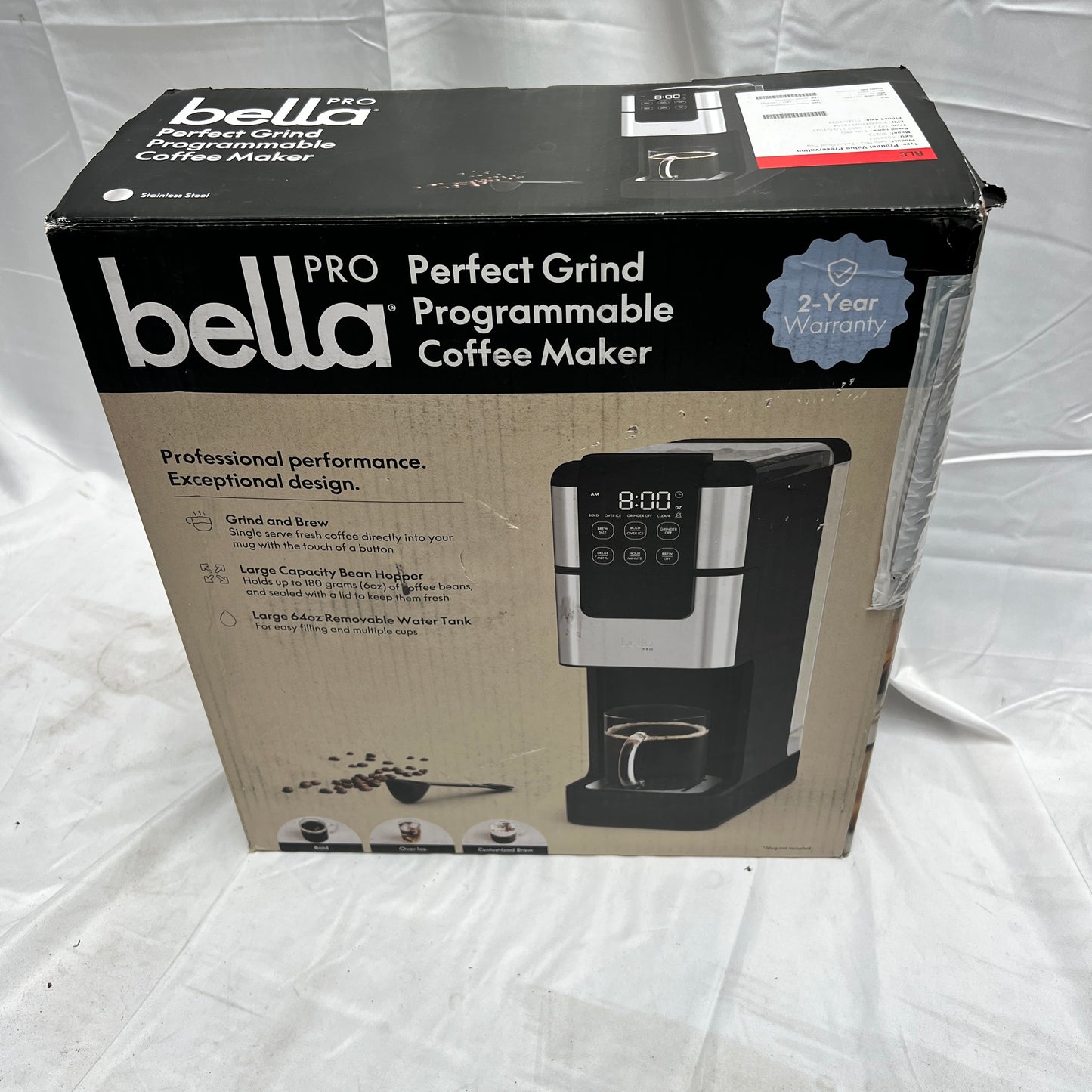 bella PRO - Perfect Grind Programmable Single-Serve Coffee Maker