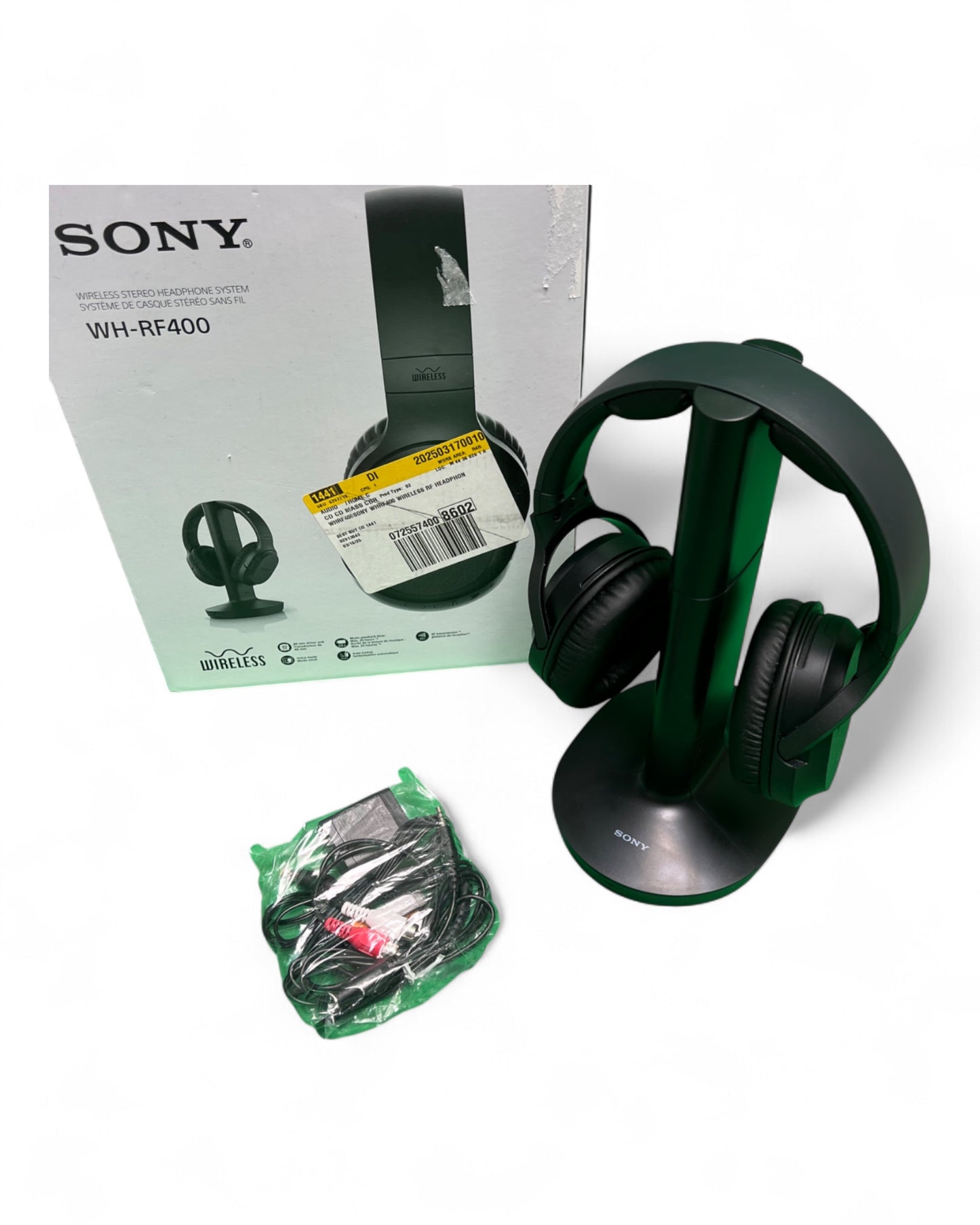 Sony - WHRF400 RF Wireless Headphones - Black