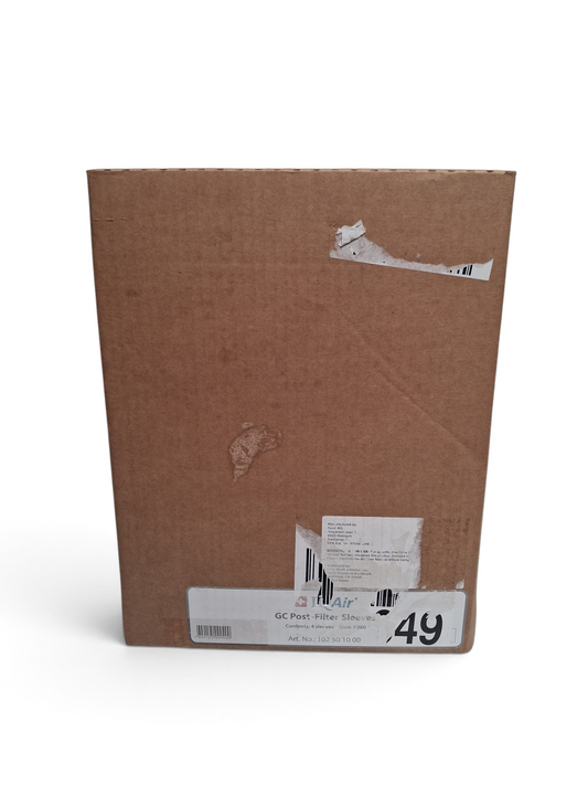 WT Outlets IQAir GC MultiGas Series white post filter sleeve 4-pack in original cardboard packaging