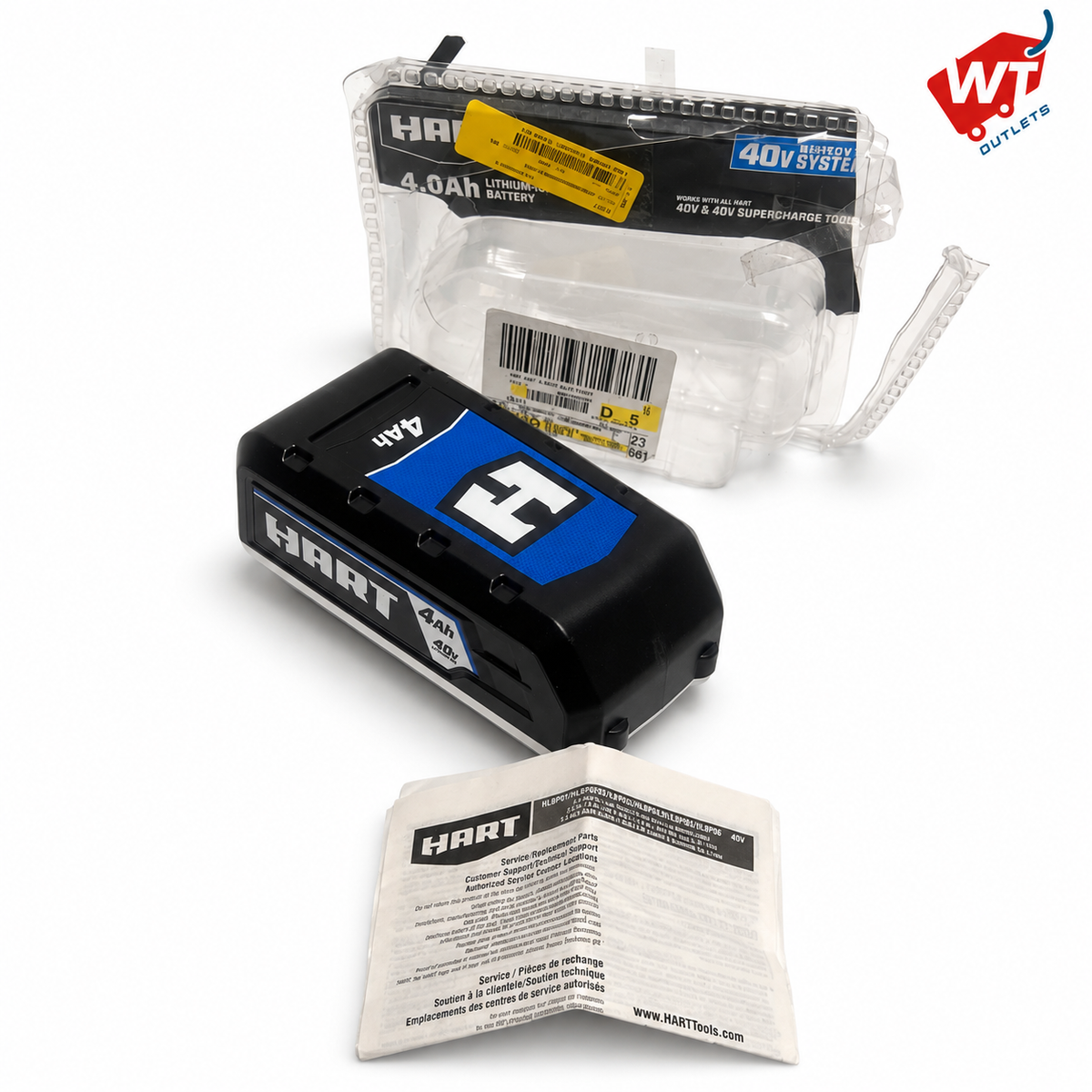 HART 40 Volts 4.0Ah Lithium-Ion Battery