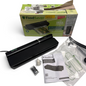 WT Outlets Foodsaver 2-in-1 vacuum sealing system in black with included bags, manual, and original packaging.