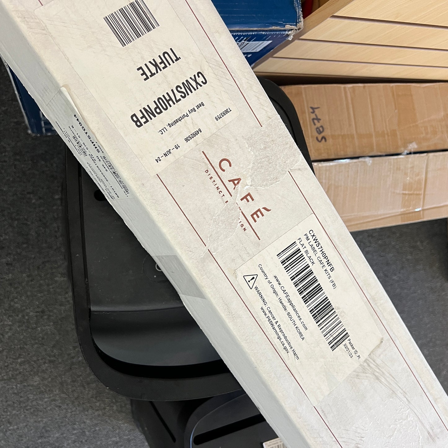 Cafe Handle Kit for most Cafe or Advantium Wall Ovens - Flat Black