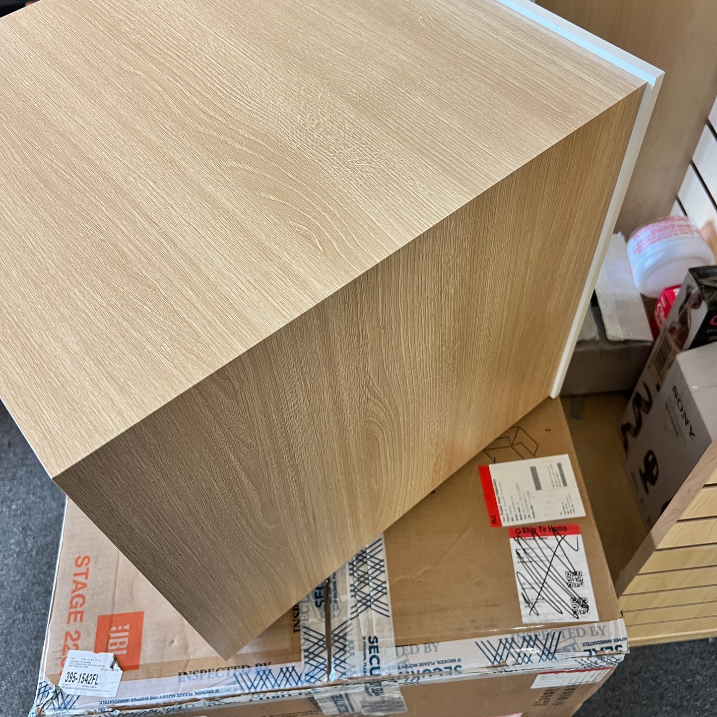 JBL - Stage 220P 12-Inch Powered Subwoofer - Latte