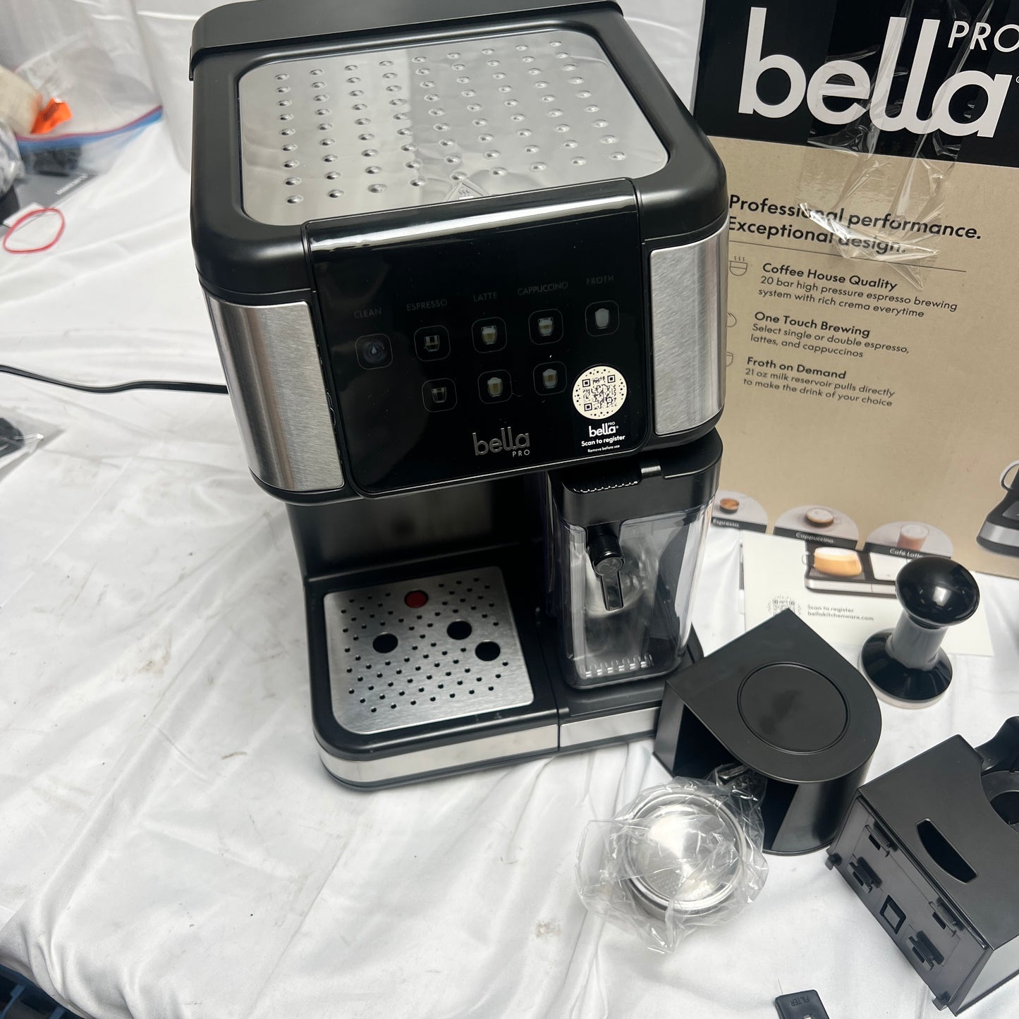 bella PRO - Barista Elite Espresso Drink Station+ - Stainless Steel