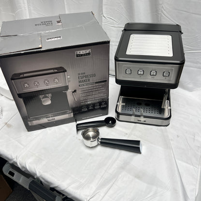 bella PRO - Barista Elite Espresso Station with 20 Bars of High Pressure - Black