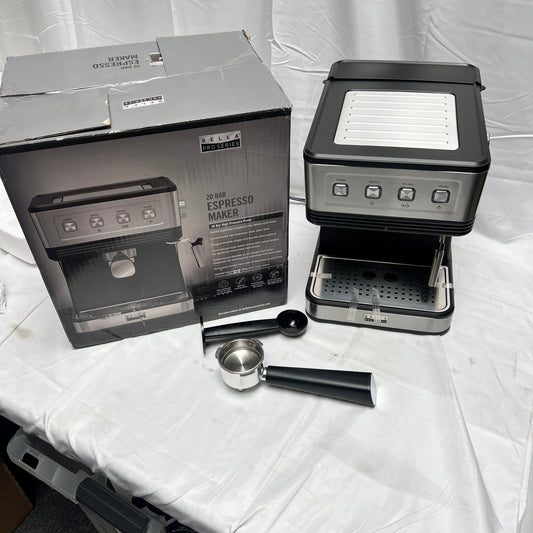bella PRO - Barista Elite Espresso Station with 20 Bars of High Pressure - Black