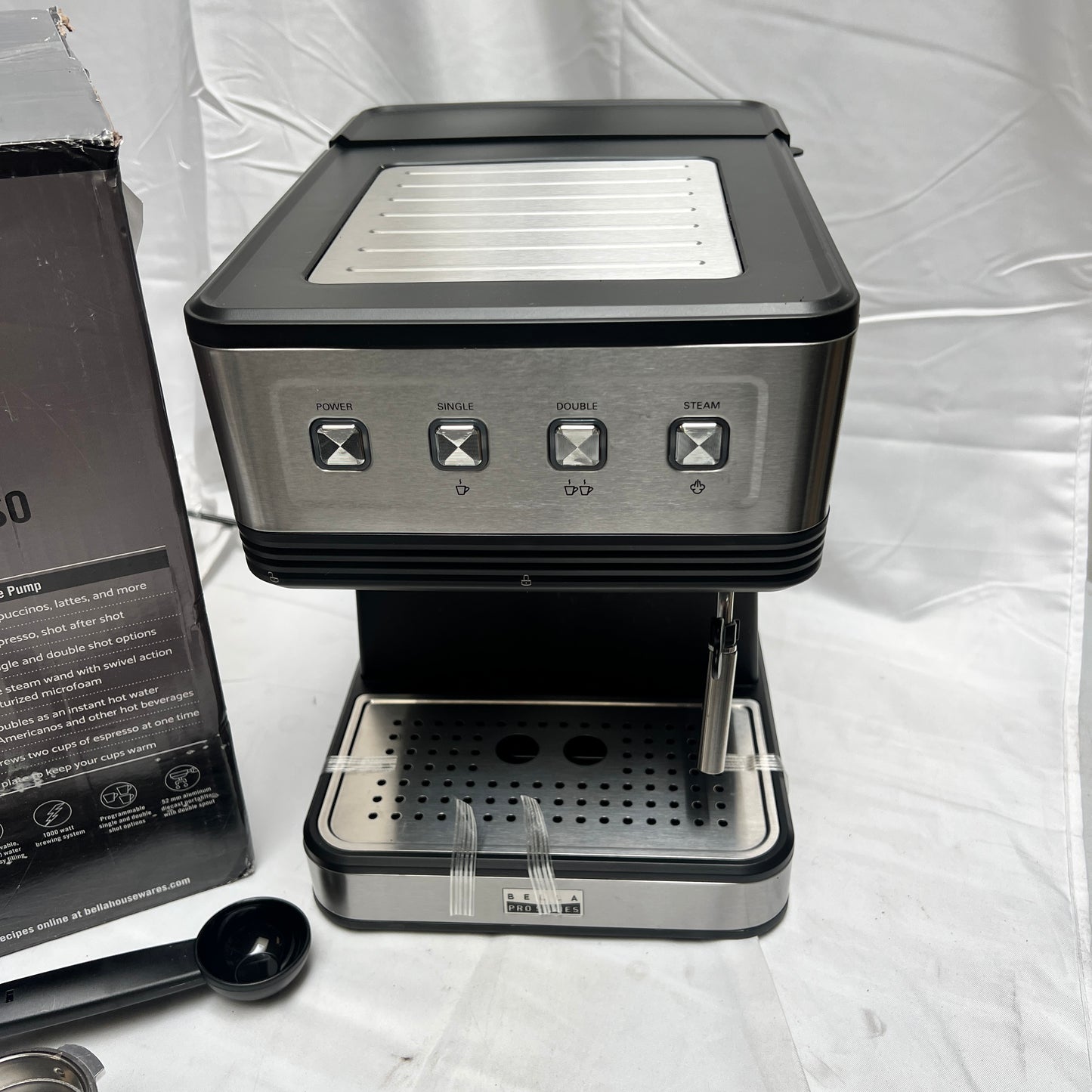 bella PRO - Barista Elite Espresso Station with 20 Bars of High Pressure - Black