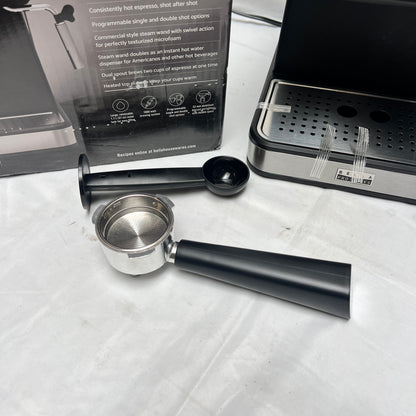 bella PRO - Barista Elite Espresso Station with 20 Bars of High Pressure - Black