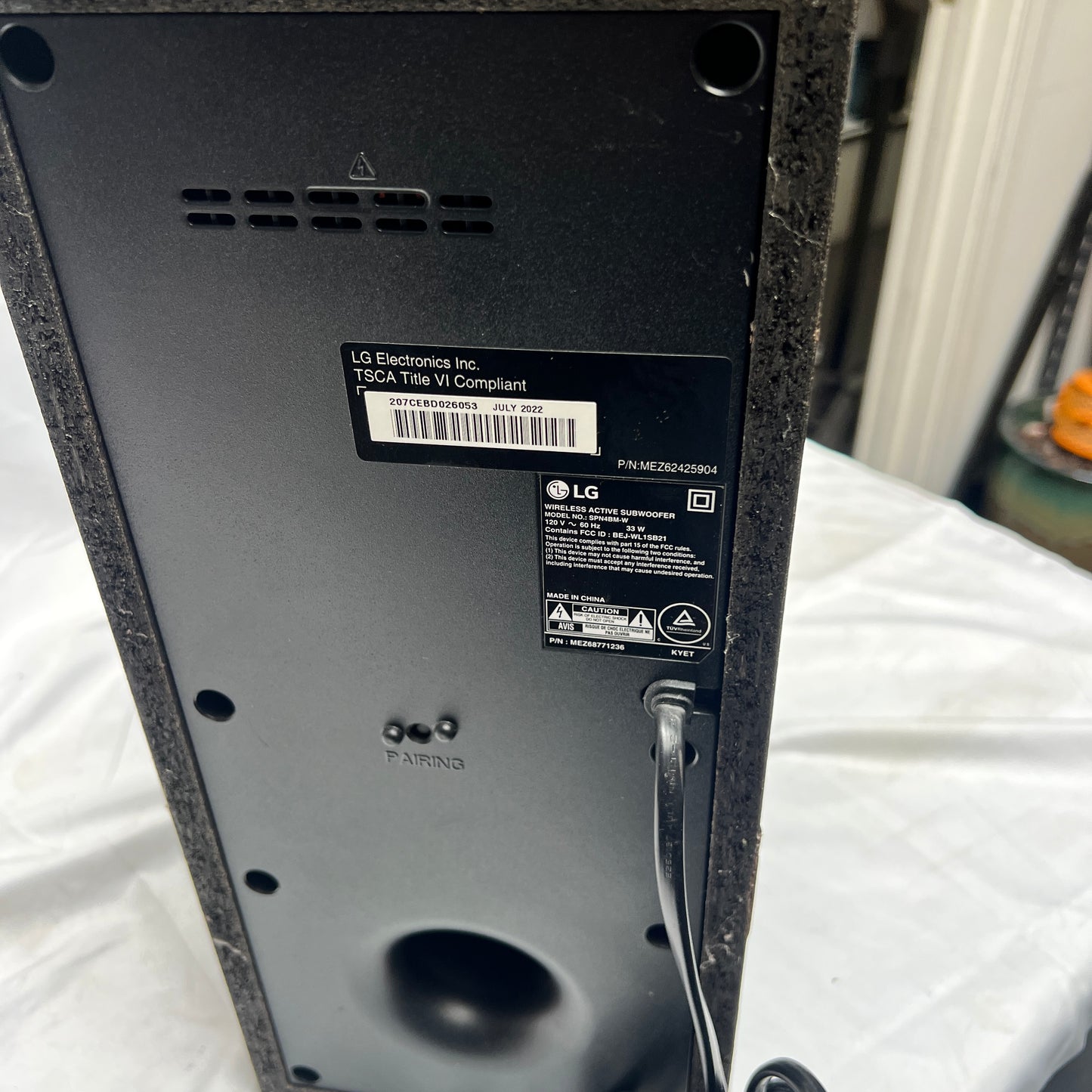 LG SL4Y Subwoofer Only Replacement