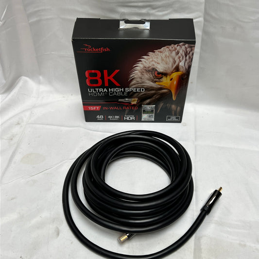 Rocketfish - 15' 8K Ultra High Speed HDMI