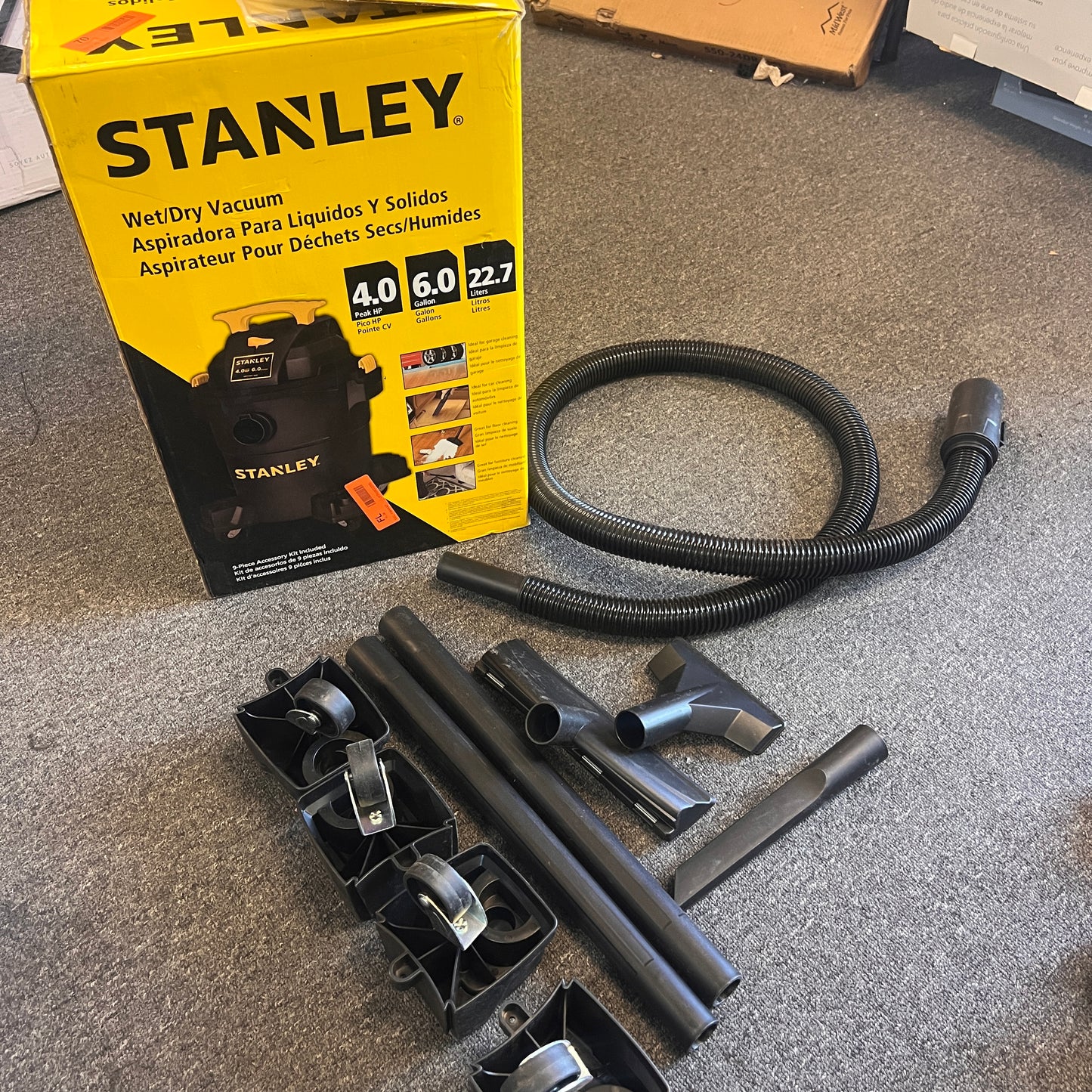 Stanley - 6 Gallon wet/dry vacuum - Replacement Parts