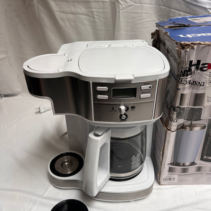 Hamilton Beach - 2-Way Programmable 12 Cup and Single-Serve Coffee Maker -