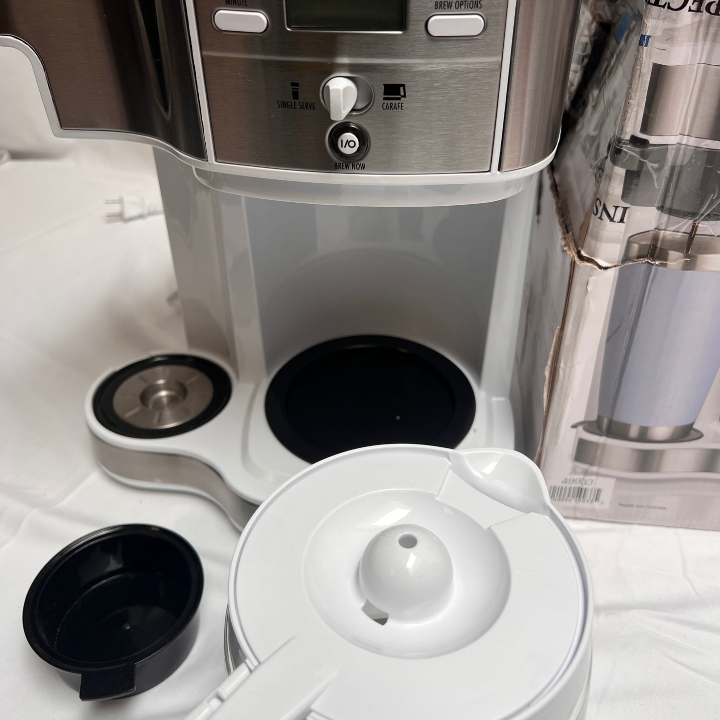 Hamilton Beach - 2-Way Programmable 12 Cup and Single-Serve Coffee Maker -