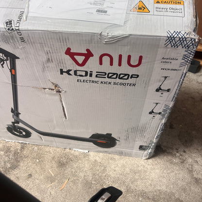 NIU - KQi 200P Electric Kick Scooter w/ 34 mi Range & 20 mph Max Speed