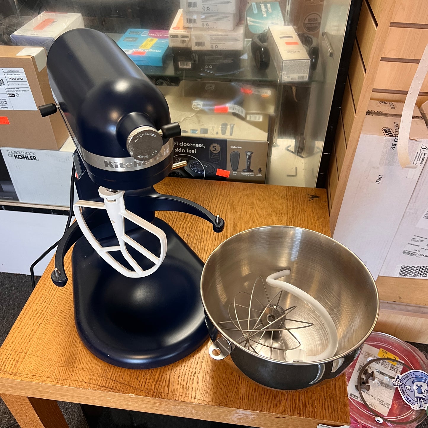 KitchenAid - 5.5 Quart Bowl-Lift Stand Mixer - Ink Blue