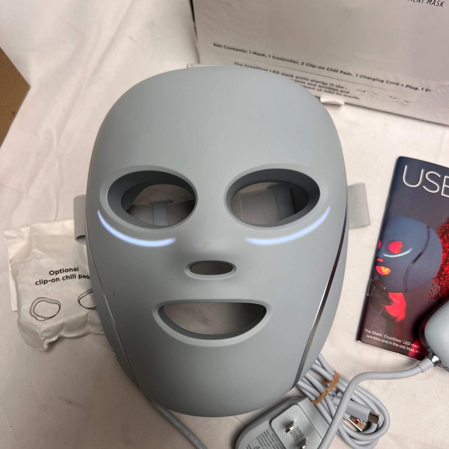 Shark - CryoGlow Cooling + LED Anti-Aging & Skin Clearing Face Mask