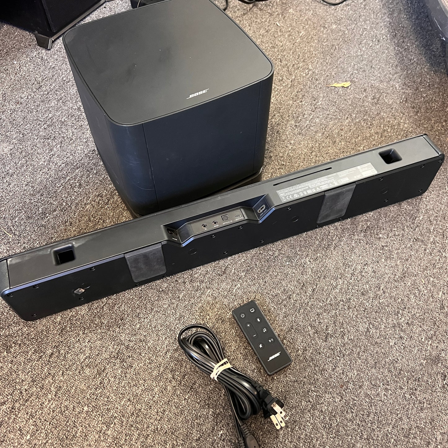 Bose 300 Soundbar w/ 500 Bass module