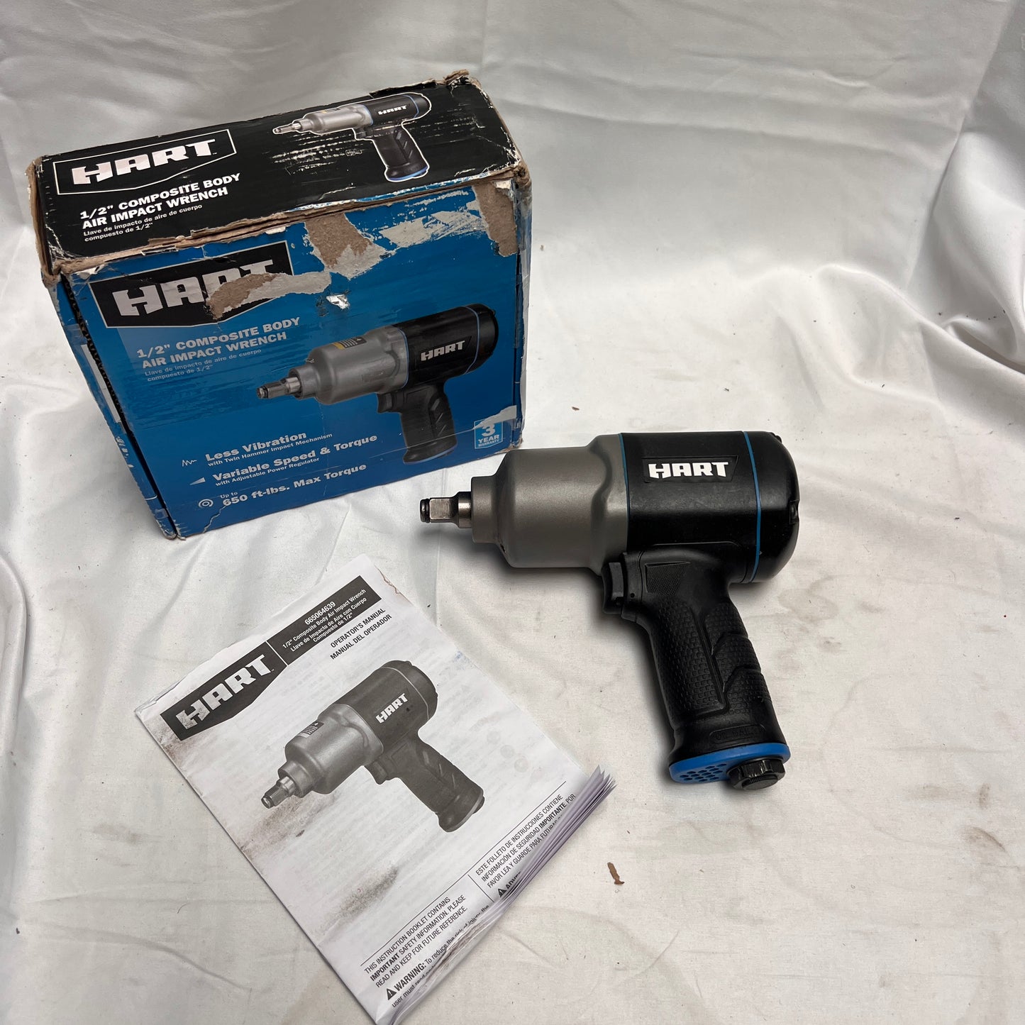 HART 1/2 in. Composite Body Air Impact Wrench