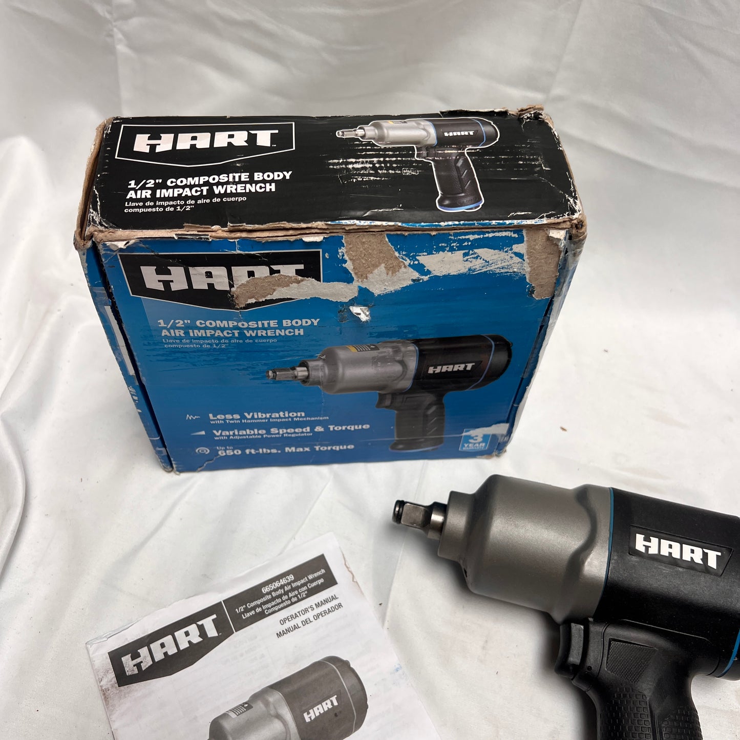 HART 1/2 in. Composite Body Air Impact Wrench