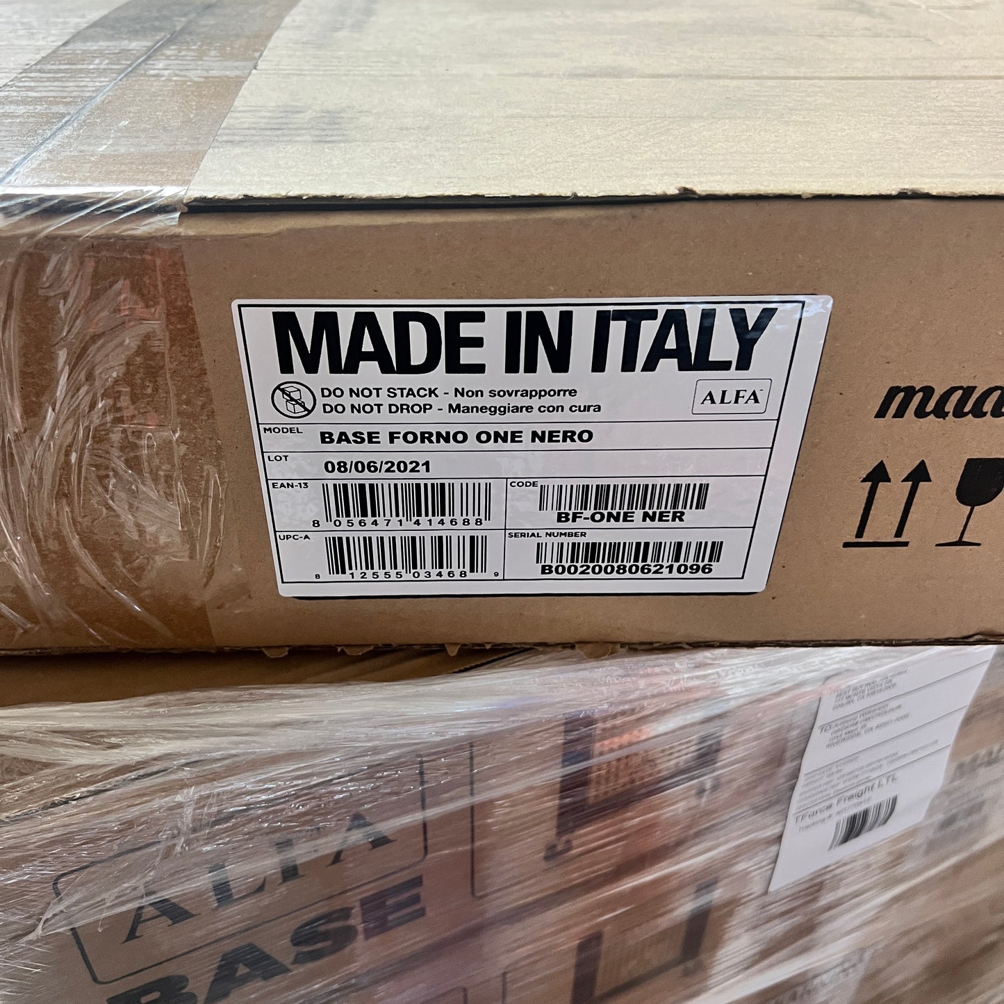 Alfa - One Pizza Oven Base - Black