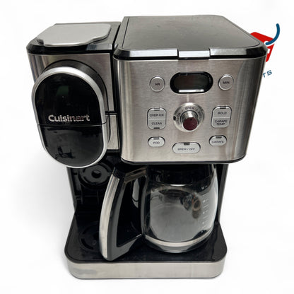Cuisinart - 12 Cup 2-In-1 Coffee Center Coffeemaker - Black Stainless Steel