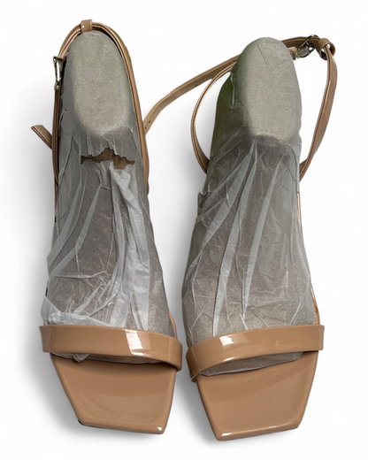 Sam Edelman Women's Rayelle Heeled Sandal- Beige Blush- 8.5