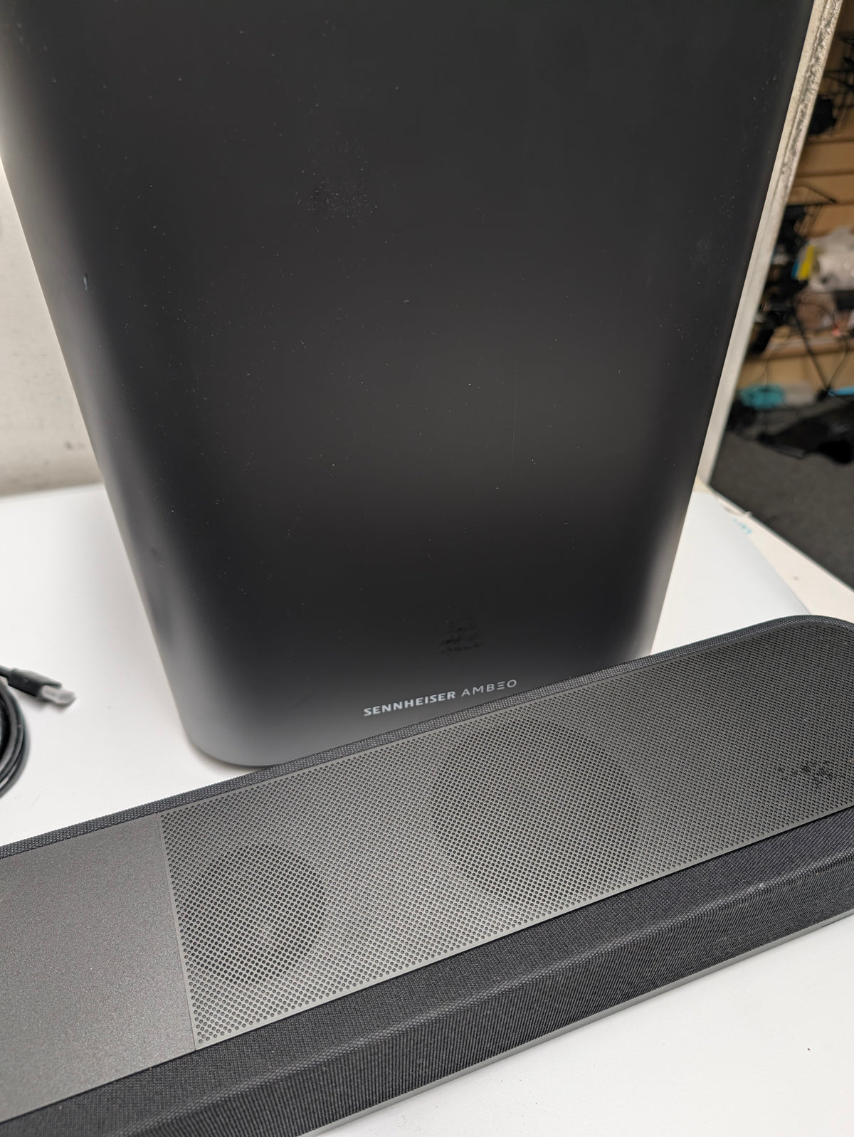 Sennheiser AMBEO 7.1.4 Ch Soundbar Plus and Wireless Subwoofer Bundle