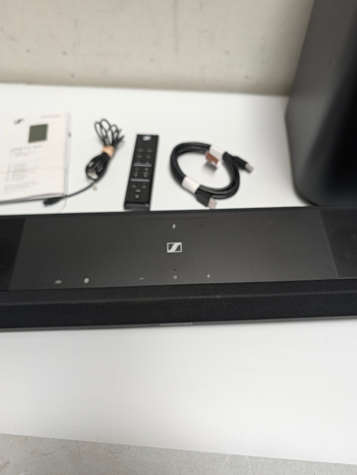 Sennheiser AMBEO 7.1.4 Ch Soundbar Plus and Wireless Subwoofer Bundle