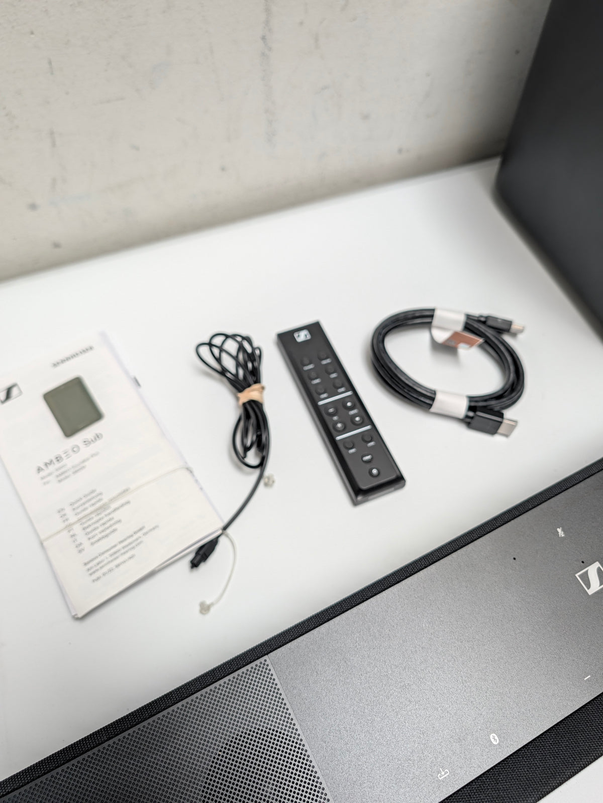 Sennheiser AMBEO 7.1.4 Ch Soundbar Plus and Wireless Subwoofer Bundle