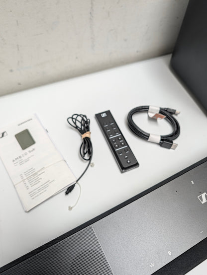 Sennheiser AMBEO 7.1.4 Ch Soundbar Plus and Wireless Subwoofer Bundle