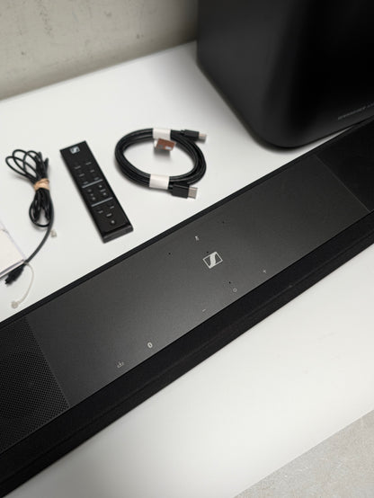 Sennheiser AMBEO 7.1.4 Ch Soundbar Plus and Wireless Subwoofer Bundle