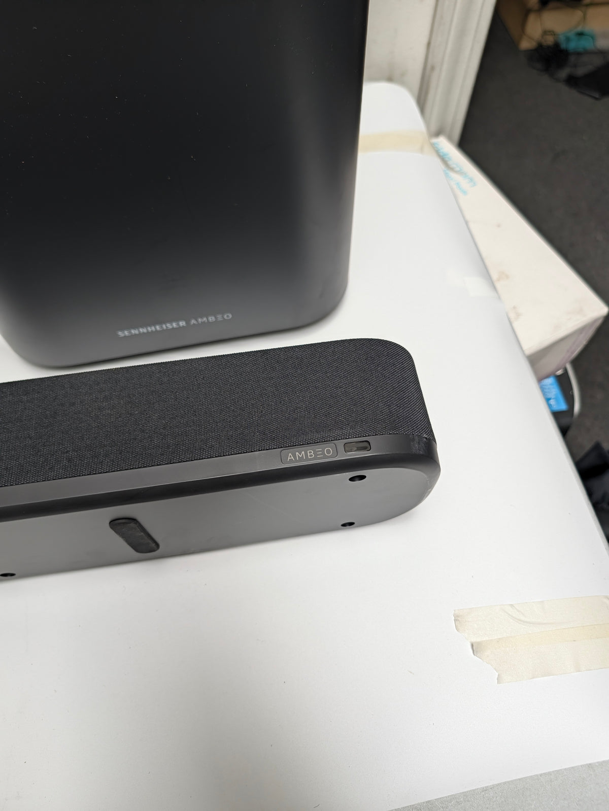 Sennheiser AMBEO 7.1.4 Ch Soundbar Plus and Wireless Subwoofer Bundle