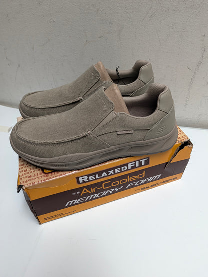 Skechers Relaxed Fit Slip-On Loafers – Taupe - sz14