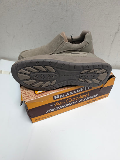 Skechers Relaxed Fit Slip-On Loafers – Taupe - sz14