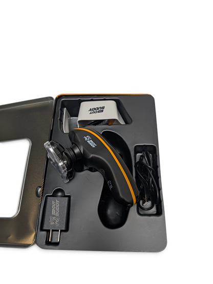 WT Outlets The Cut Buddy 5-head rotary cordless shaver in original packaging with power cable and wall adapter