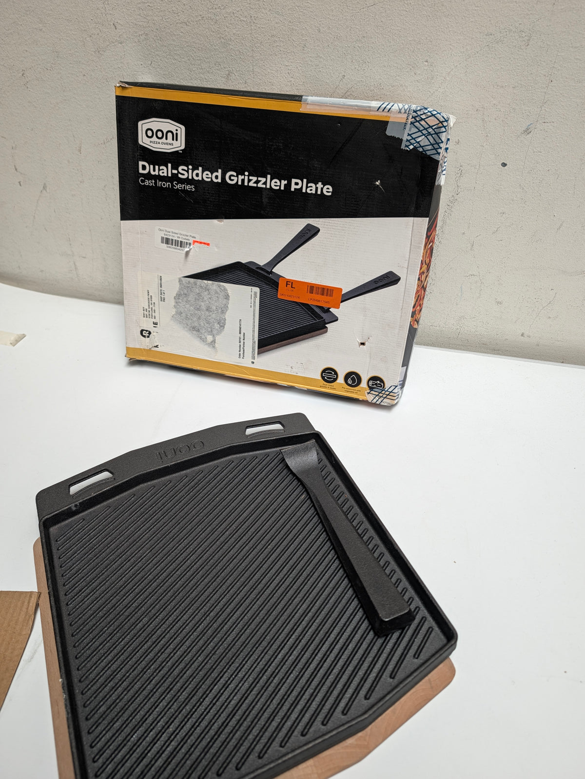 Ooni Dual-Sided Cast Iron Grizzler Plate