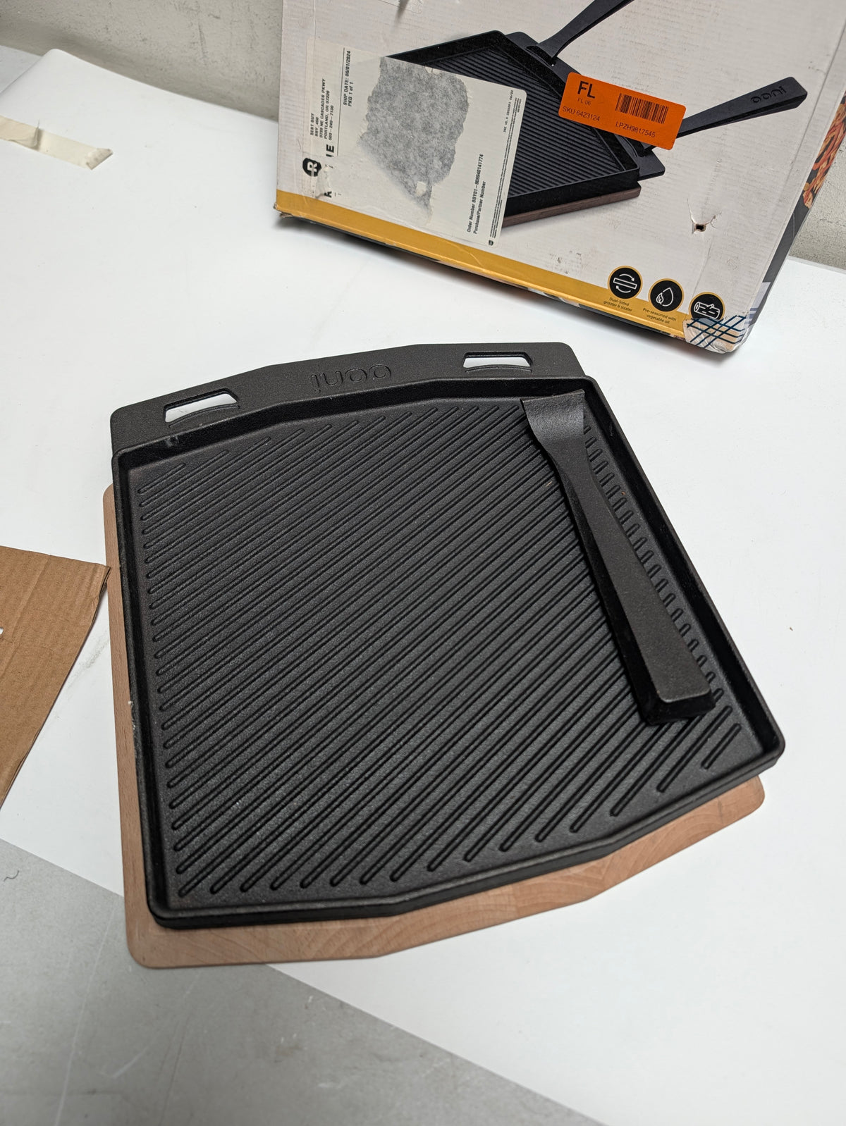 Ooni Dual-Sided Cast Iron Grizzler Plate