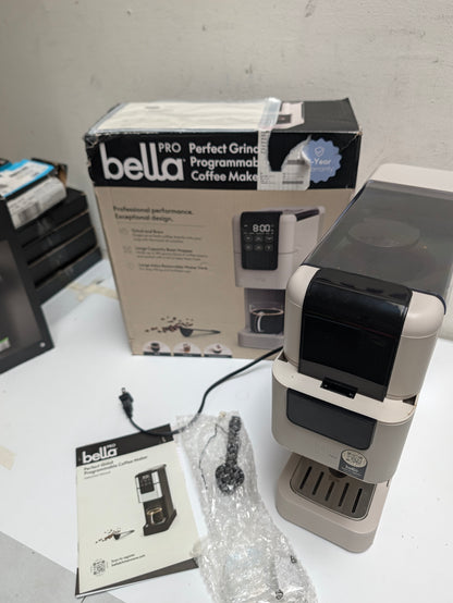bella PRO Perfect Grind Single-Serve Coffee Maker with Grinder – Used