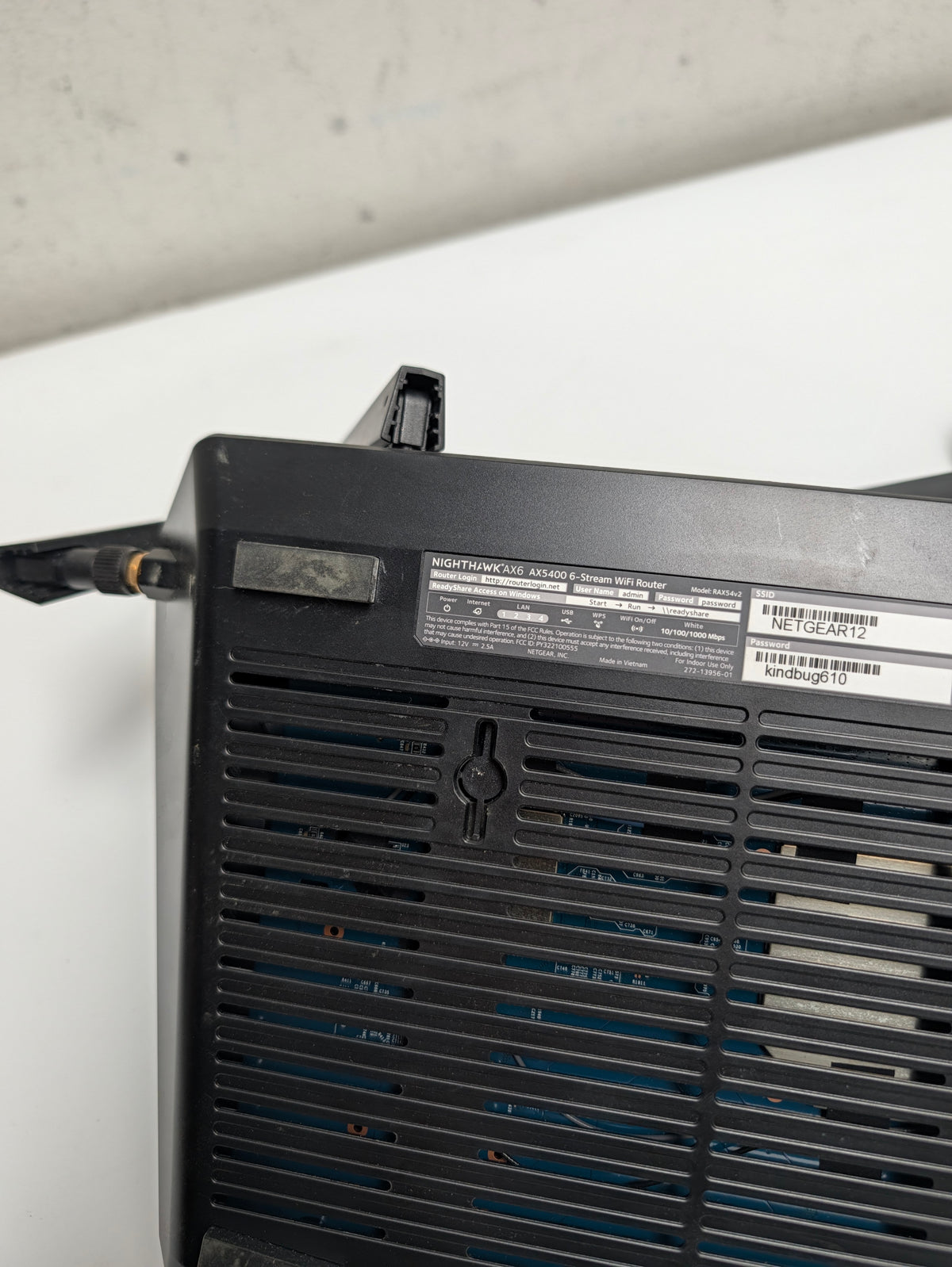 NETGEAR Nighthawk AX6 AX5400 WiFi 6 Router - Used, Tested