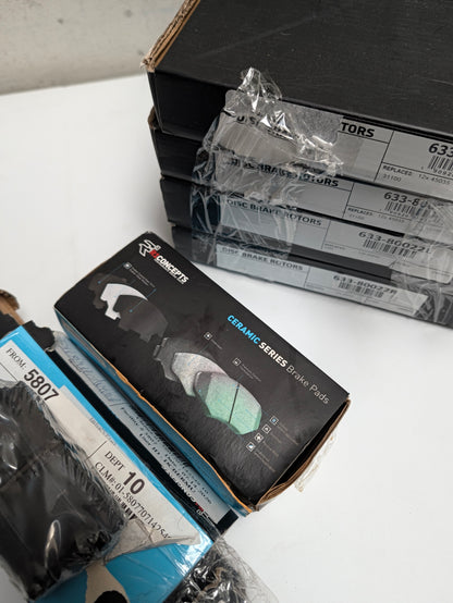 R1 Concepts Brake Rotor & Ceramic Pad Bundle - 4 Rotors, Open Box