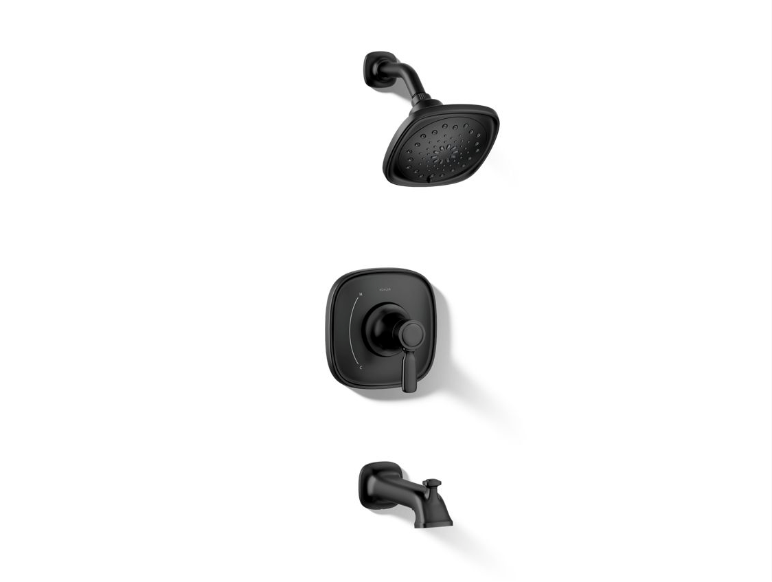 Kohler Terzet Bath/shower trim kit - Black
