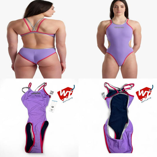 ARENA One Women's Sports Swimsuit Double Cross Back MaxLife One Piece - 32